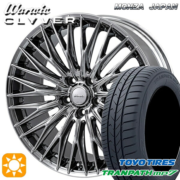 C-HR レガシィB4 225/50R18 95V トーヨー トランパス mp7 MONZA ワーウィック クライヴァー SPT 18インチ 7.0J 5H114.3 サマータイヤホイールセット|タイヤホイール激安王国
