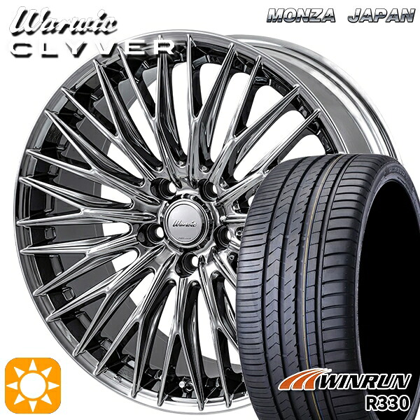245/30R20 95W XL ウィンラン R330 MONZA ワーウィック クライヴァー SPT 20インチ 8.5J 5H114.3 +42 サマータイヤホイールセット