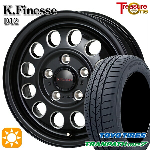 4/20ﾎﾟｲﾝﾄ10倍★エスティマ ストリーム 205/65R15 94H トーヨー トランパス mp7 トレジャーワン ケイフィネス D12 BM 15インチ 6.0J 5H114.3 サマータイヤホイールセット