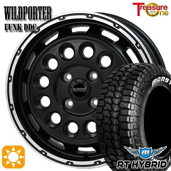 155/65R14 81S XL RWL モンスタ RTハイブリッド トレジャーワン ワイルドポーターファンク DDC MB/RP 14インチ 4.5J 4H100 サマータイヤホイールセット|タイヤホイール激安王国