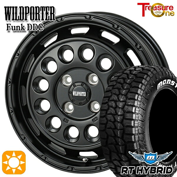 165/65R14 83S XL RWL モンスタ RTハイブリッド トレジャーワン ワイルドポーター ファンク DDC MBK 14インチ 4.5J 4H100 サマータイヤホイールセット
