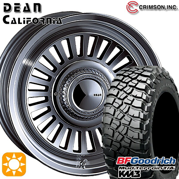 ジムニーJB23/64 225/75R16 115/112Q RBL BFグッドリッチ マッドテレーン T/A KM3 クリムソン ディーン カリフォルニア BG 16インチ 5.5J 5H139.7 +20 サマータイヤホイールセット｜タイヤホイール激安王国