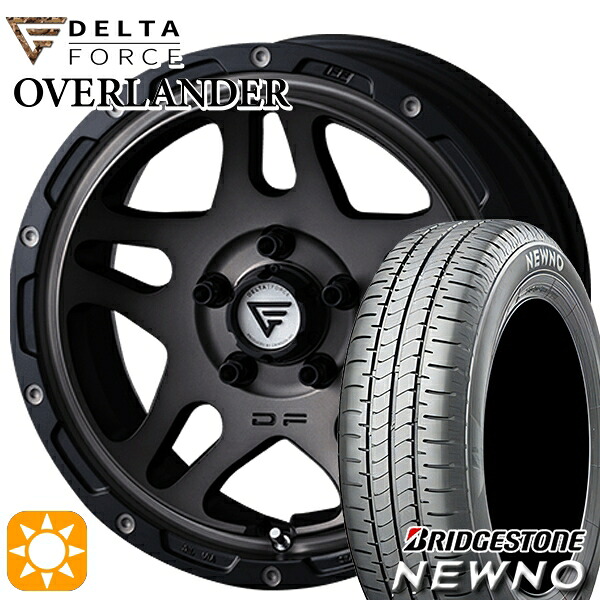 215/65R16 98H ブリヂストン ニューノ デルタフォース オーバーランダー MS 16インチ 7.0J 5H114.3 サマータイヤホイールセット
