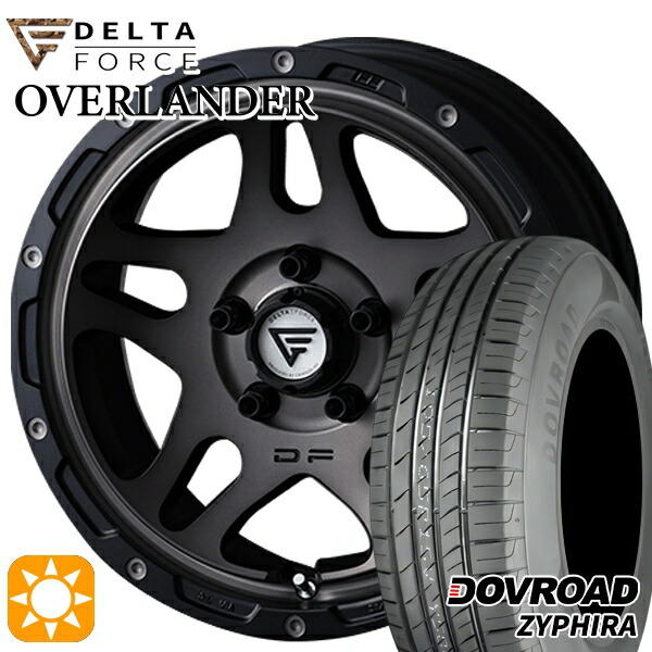 4/20ﾎﾟｲﾝﾄ10倍★215/65R16 98H DOVROAD ザイファイラ デルタフォース オーバーランダー MS 16インチ 7.0J 5H114.3 サマータイヤホイールセット 108,295円