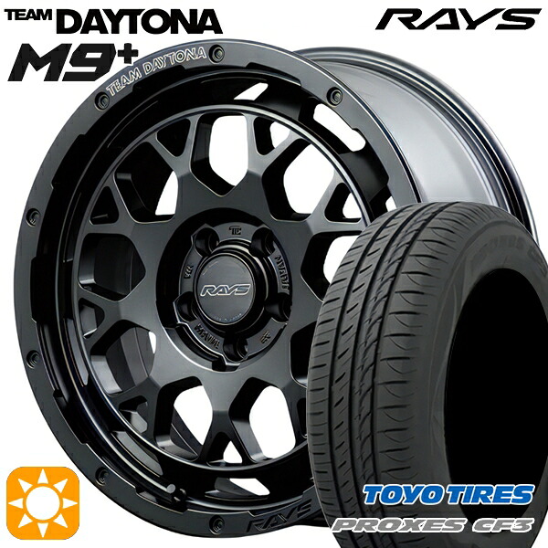 4/10ﾎﾟｲﾝﾄ10倍★エスティマ ヤリスクロス 215/60R16 95H トーヨー プロクセス CF3 RAYS レイズ チームデイトナ M9+ BOJ 16インチ 7.0J 5H114.3 サマータイヤホイールセット