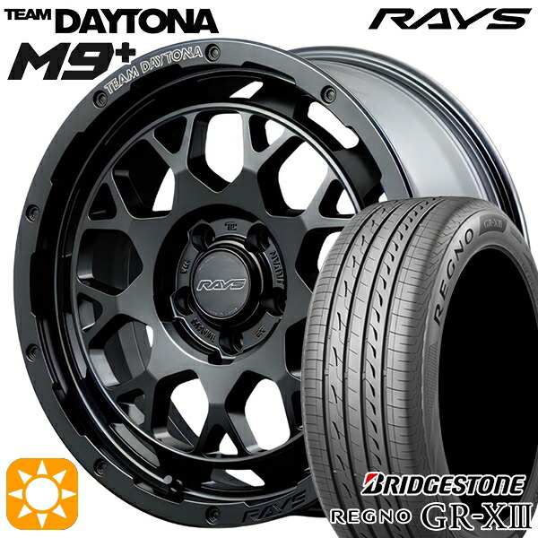 C-HR レガシィB4 225/50R18 95W ブリヂストン レグノ GRX3 RAYS レイズ チームデイトナ M9+ BOJ 18インチ 7.5J 5H114.3 サマータイヤホイールセット 175,350円