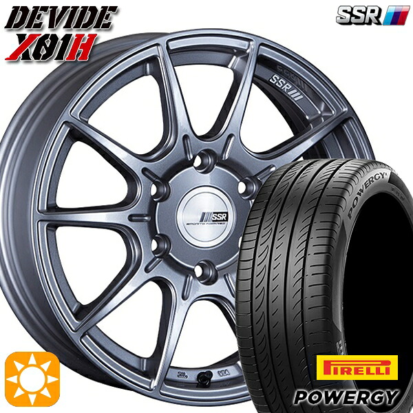 215/60R17 96V ピレリ パワジー SSR ディバイド X01H ダークシルバー 17インチ 6.5J 6H139.7 サマータイヤホイールセット｜タイヤホイール激安王国