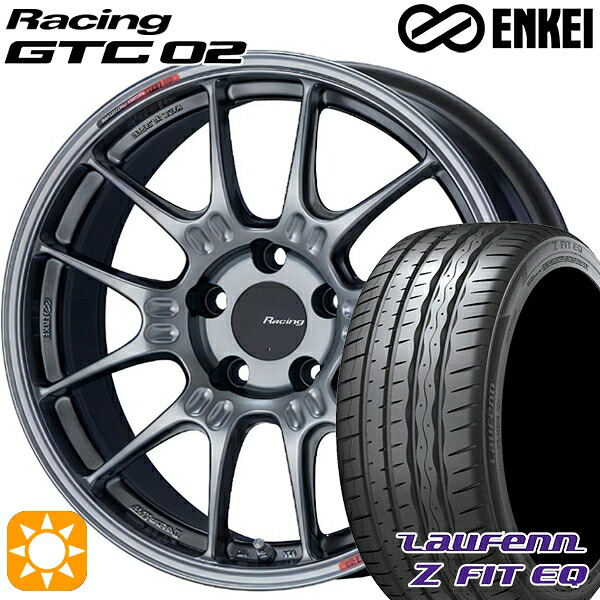 225/40R19 93Y XL ラウフェン Z FIT EQ LK03 ENKEI エンケイ レーシング GTC02 ハイパーシルバー 19インチ 8.0J 5H114.3 サマータイヤホイールセット 125,000円