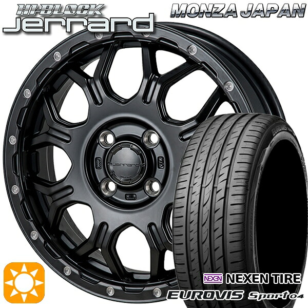 165/60R14 75H ロードストーン ユーロビズ Sport 04 モンツァ ハイブロック ジェラード 14インチ 4.5J 4H100 サマータイヤホイールセット｜タイヤホイール激安王国