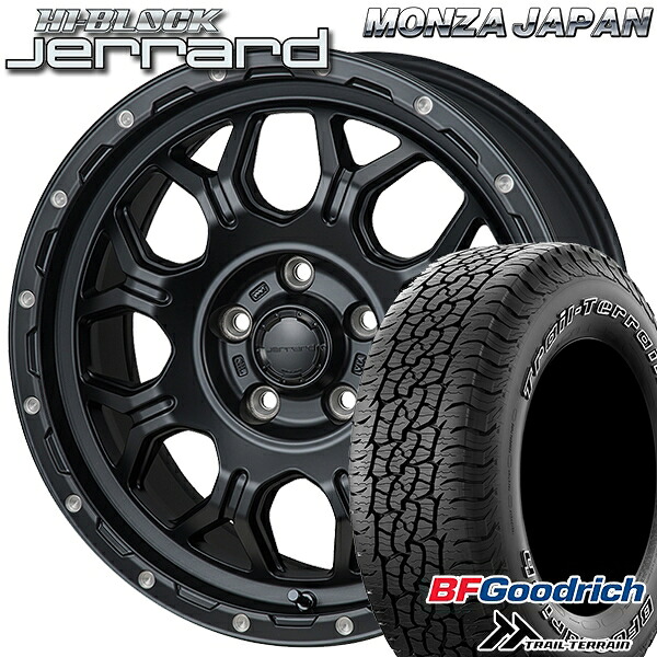 225/65R17 102T ORWL BFグッドリッチ トレールテレーン モンツァ ハイブロック ジェラード 17インチ 7.5J 5H114.3 サマータイヤホイールセット｜タイヤホイール激安王国