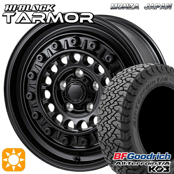 ハリアー エクストレイルT31/T32 225/65R17 107/103S RBL BFグッドリッチ オールテレーン T/A KO3 モンツァ ハイブロック ターマー 17インチ 7.5J 5H114.3 +41 サマータイヤホイールセット|タイヤホイール激安王国