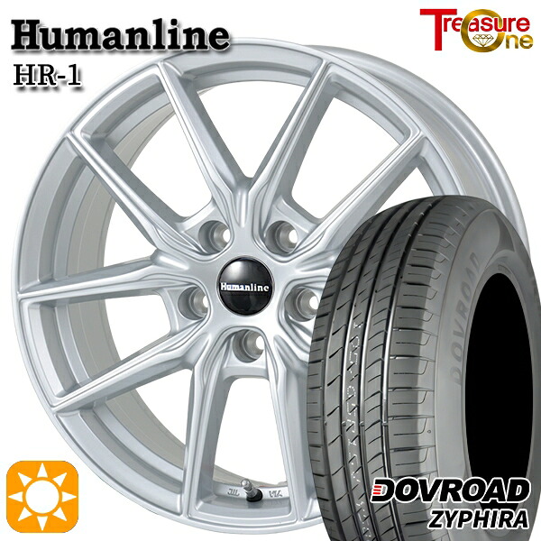 プリウスα ストリーム 205/60R16 92V DOVROAD ザイファイラ トレジャーワン ヒューマンライン HR1 SI16インチ 6.5J 5H114.3 サマータイヤホイールセット|タイヤホイール激安王国