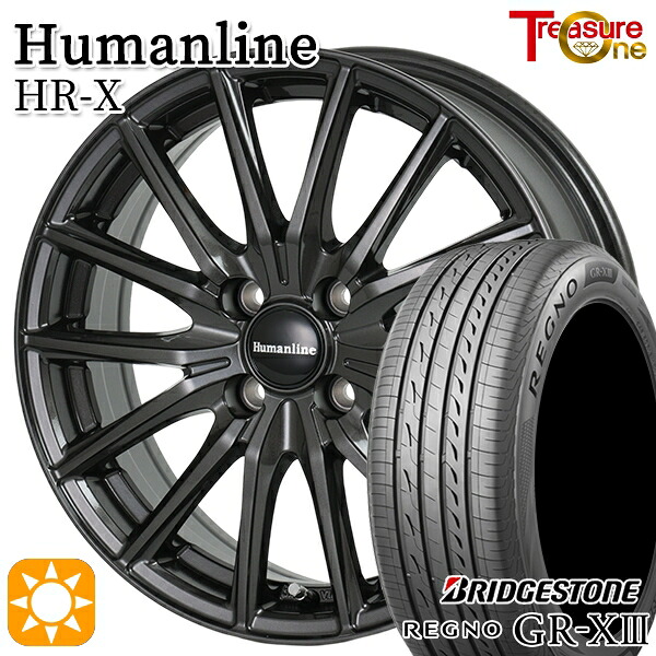 ソリオ タフト 165/65R15 81H ブリヂストン レグノ GRX3 トレジャーワン ヒューマンライン HRX TB 15インチ 4.5J 4H100 サマータイヤホイールセット|タイヤホイール激安王国