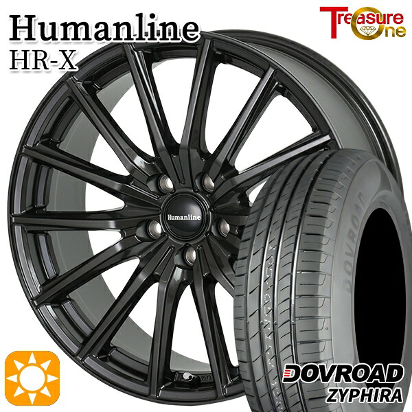 170シエンタ 185/60R15 84H DOVROAD ザイファイラ トレジャーワン ヒューマンライン HRX TB 15インチ 6.0J 5H100 サマータイヤホイールセット｜タイヤホイール激安王国