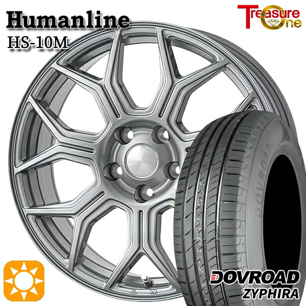 ライズHB ロッキーHB 205/60R16 92V DOVROAD ザイファイラ トレジャーワン ヒューマンライン HS10M DG 16インチ 6.5J 5H100 サマータイヤホイールセット｜タイヤホイール激安王国