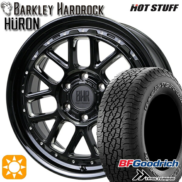 プラド ハイラックス 265/60R18 110T ORWL BFグッドリッチ トレールテレーン ホットスタッフ バークレイハードロック ヒューロン GM/B 18インチ 8.0J 6H139.7+20 サマータイヤホイールセット|タイヤホイール激安王国