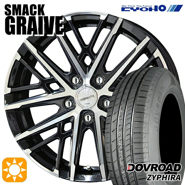 セレナ ラフェスタ 195/60R16 89H DOVROAD ザイファイラ KYOHO スマック グレイブ 16インチ 6.5J 5H114.3 サマータイヤホイールセット｜タイヤホイール激安王国