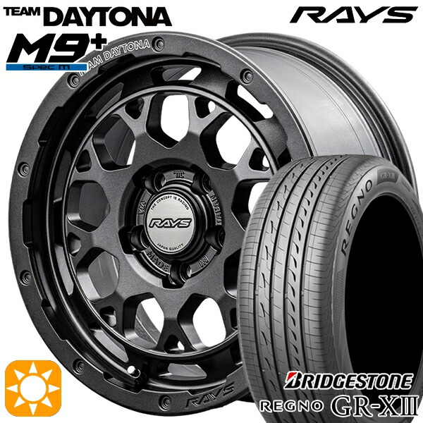 ジェイド アクセラ 225/40R18 92W XL ブリヂストン レグノ GRX3 RAYS レイズ チームデイトナ M9+ AOJ 18インチ 7.5J 5H114.3 サマータイヤホイールセット 184,550円