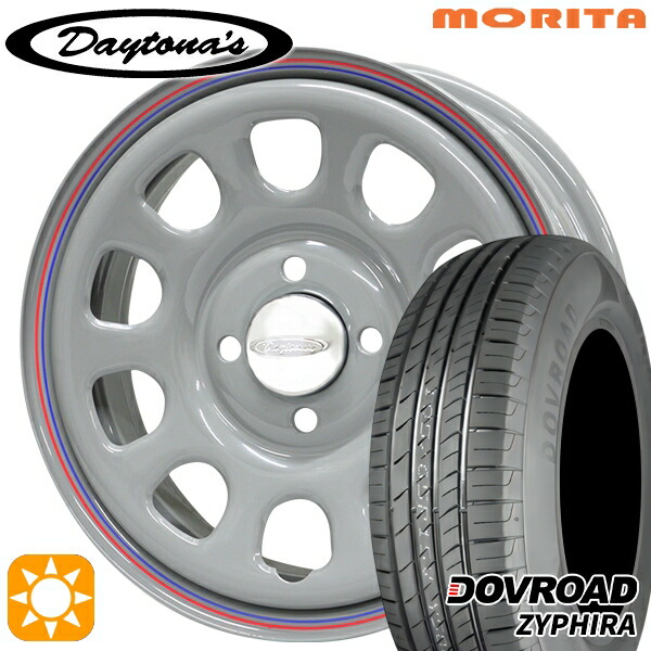 165/65R14 79T DOVROAD ザイファイラ MRT DAYTONA'S G2 デイトナズ グレー 14インチ 5.0J 4H100 サマータイヤホイールセット|タイヤホイール激安王国
