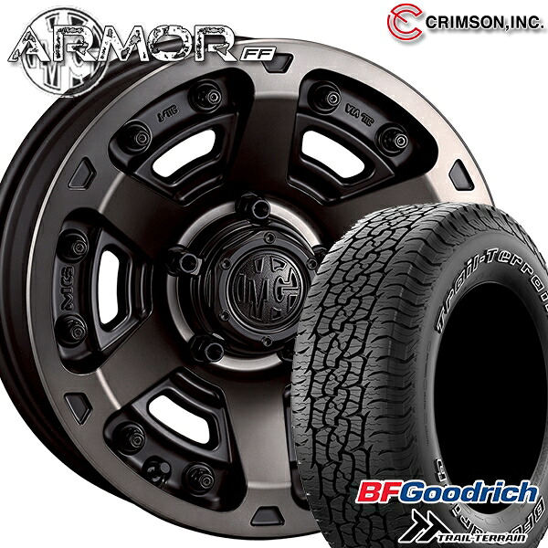 225/65R17 102T ORWL BFグッドリッチ トレールテレーン クリムソン MGアーマー MBC 17インチ 7.0J 5H114.3 サマータイヤホイールセット