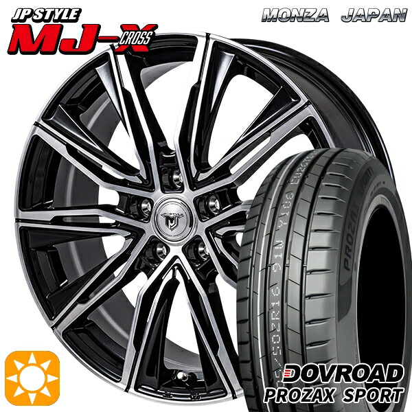 20アルヴェル 245/40R19 98Y XL DOVROAD プロザックススポーツ モンツァ JPスタイル MJ-X MJクロス 19インチ 7.5J 5H114.3 サマータイヤホイールセット|タイヤホイール激安王国