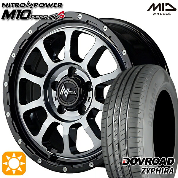 エルグランド クロスロード 215/65R16 98H DOVROAD ザイファイラ MID ナイトロパワー M10パーシングS BMB 16インチ 7.0J 5H114.3 サマータイヤホイールセット