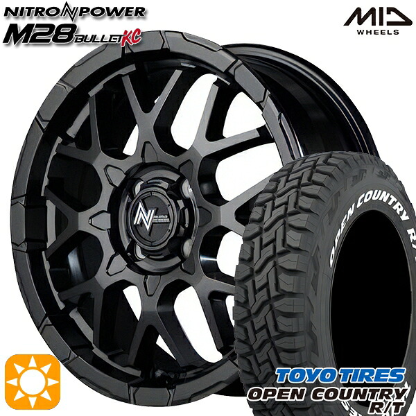 タフト 165/65R15 81Q トーヨー オープンカントリー R/T ホワイトレター MID ナイトロパワー M28バレットKC SBK 15インチ 5.0J 4H100 サマータイヤホイールセット｜タイヤホイール激安王国
