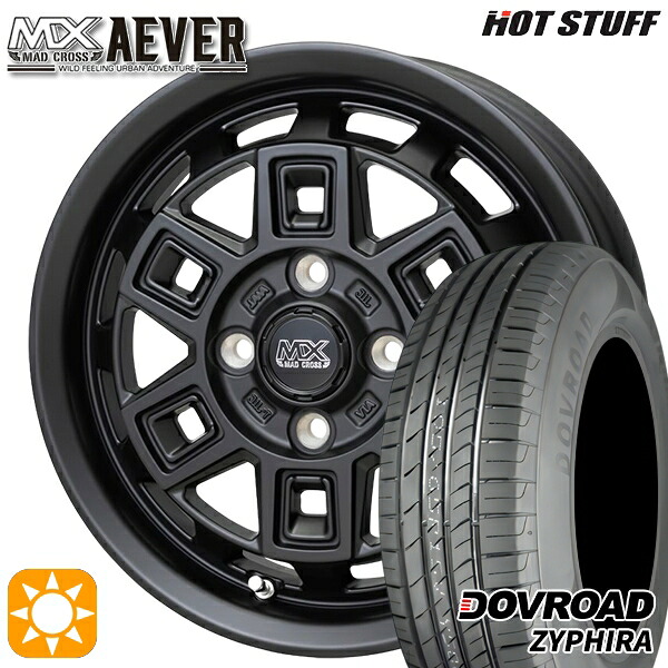 タンク ルーミー 165/65R14 79T DOVROAD ザイファイラ ホットスタッフ マッドクロスアイヴァー MTBK 14インチ 5.0J 4H100+35 サマータイヤホイールセット|タイヤホイール激安王国