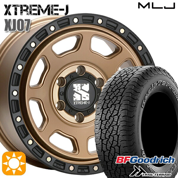 ランクル300 265/65R18 114T ORWL サマータイヤホイールセット BFグッドリッチ トレールテレーン MLJ エクストリームJ XJ07 BR 18インチ 8.0J 6H139.7 +50