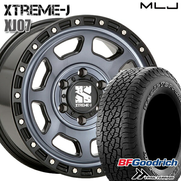 4/20ﾎﾟｲﾝﾄ10倍★プラド ハイラックス 265/65R17 112T ORWL サマータイヤホイールセット BFグッドリッチ トレールテレーン MLJ エクストリームJ XJ07 GB 17インチ 8.0J 6H139.7 +20 129,750円