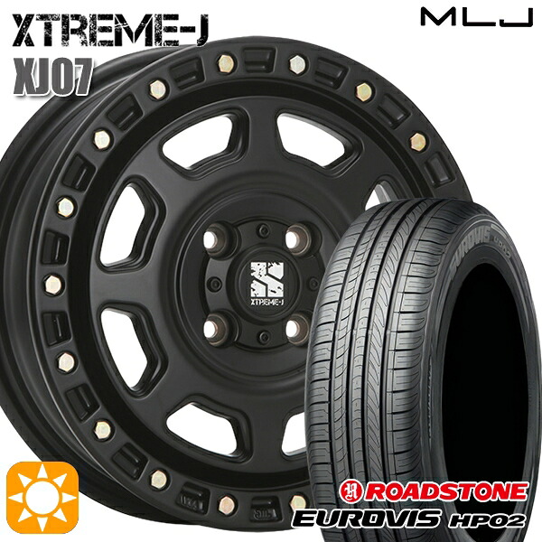165/65R14 サマータイヤホイールセット ネクセン ロードストーン ユーロビズ HP02 MLJ エクストリームJ XJ07 SB 14インチ 4.5J 4H100 +43|タイヤホイール激安王国