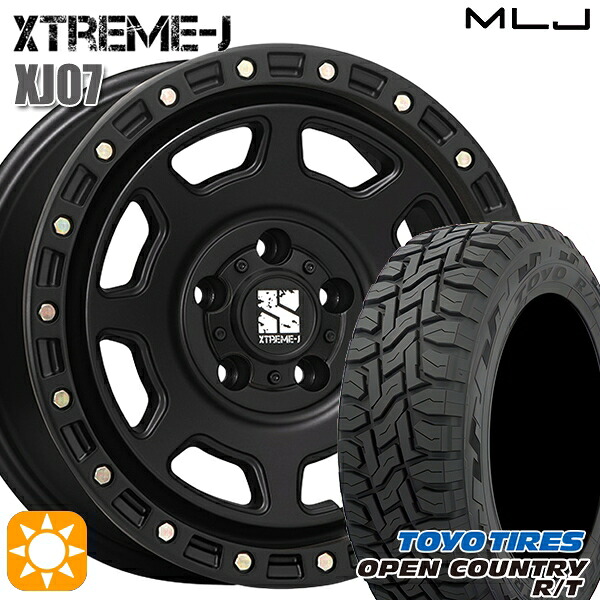 デリカD5 215/70R16 100Q サマータイヤホイールセット トーヨー オープンカントリー R/T MLJ エクストリームJ XJ07 SB 16インチ 7.0J 5H114.3 +35|タイヤホイール激安王国