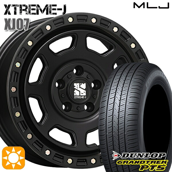 CX-60 エクストレイル 235/60R18 107V XL サマータイヤホイールセット ダンロップ グラントレック PT5 MLJ エクストリームJ XJ07 SB 18インチ 8.0J 5H114.3 +40｜タイヤホイール激安王国