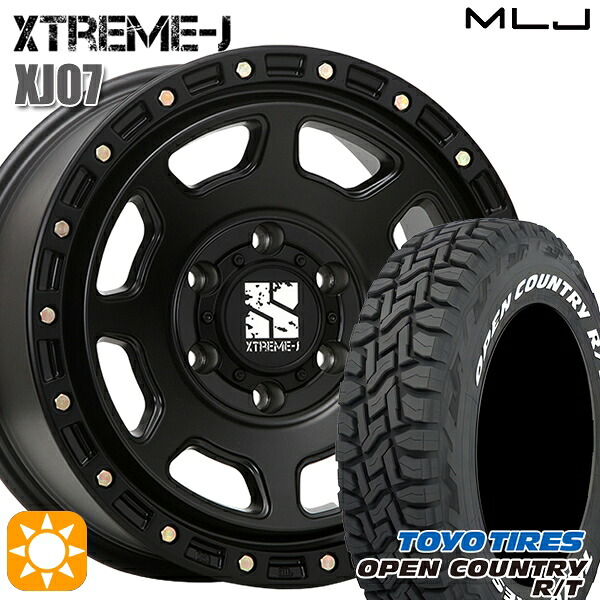 プラド ハイラックス 285/70R17 116/113Q サマータイヤホイールセット トーヨー オープンカントリー R/T WL MLJ エクストリームJ XJ07 SB 17インチ 8.0J 6H139.7 +20