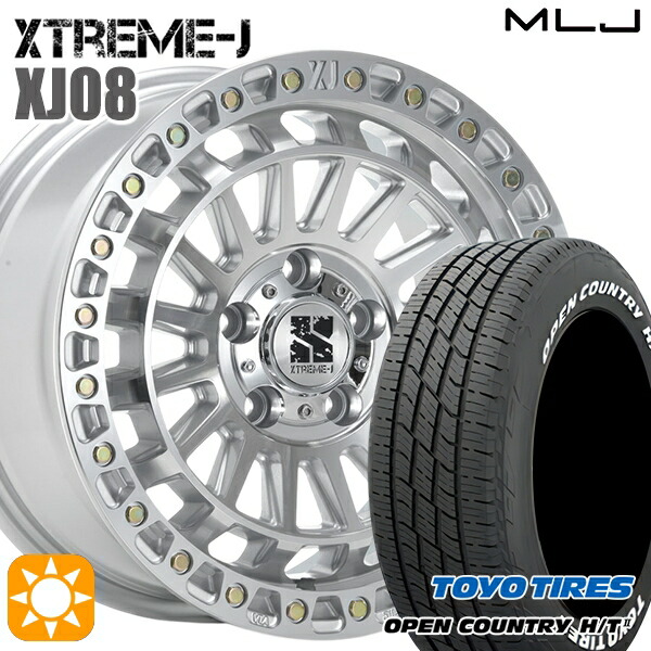 ヤリスクロス 205/65R16 95H トーヨー オープンカントリー H/T2 WL MLJ エクストリームJ XJ08 グロスマシンド 16インチ 7.0J 5H114.3 サマータイヤホイールセット