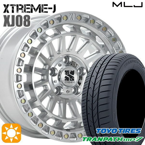 C-HR カローラクロス 215/60R17 96H トーヨー トランパス mp7 MLJ エクストリームJ XJ08 グロスマシンド 17インチ 7.5J 5H114.3+42 サマータイヤホイールセット
