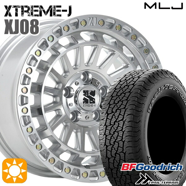 265/65R18 114T ORWL BFグッドリッチ トレールテレーン MLJ エクストリームJ XJ08 グロスマシンド 18インチ 8.0J 5H127+45 サマータイヤホイールセット|タイヤホイール激安王国