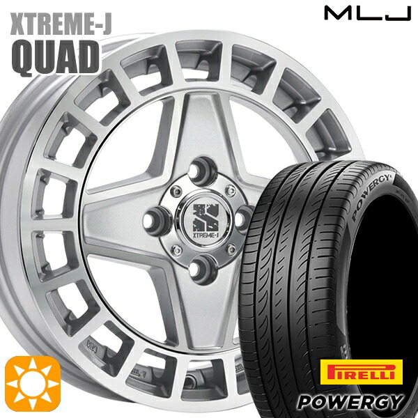 N-BOX ウェイク 165/55R15 75H ピレリ パワジー MLJ エクストリームJ QUAD GM 15インチ 4.5J 4H100+45 サマータイヤホイールセット