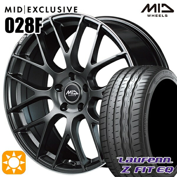 アクセラ アテンザ 215/45R18 93Y XL ラウフェン Z FIT EQ LK03 MID RMP 028F セミグロスGM/リムDCロゴMC 18インチ 7.0J 5H114.3 サマータイヤホイールセット