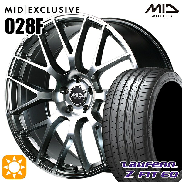 アクセラ アテンザ 215/45R18 93Y XL ラウフェン Z FIT EQ LK03 MID RMP 028F ハイパーメタルコート/ミラーカット 18インチ 7.0J 5H114.3 サマータイヤホイールセット