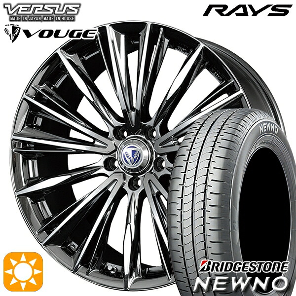 235/50R18 97V ブリヂストン ニューノ RAYS ベルサス ストラテージア ヴォウジェ RB 18インチ 7.0J 5H114.3 サマータイヤホイールセット｜タイヤホイール激安王国