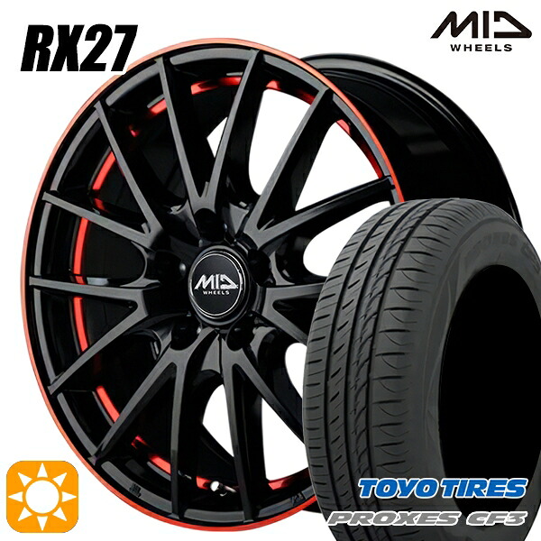 アイシス ノア/ヴォクシー 215/45R17 91W XL トーヨー プロクセス CF3 MID RX27 BPR 17インチ 7.0J 5H114.3 サマータイヤホイールセット｜タイヤホイール激安王国