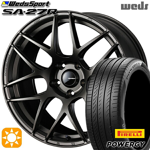 205/45R17 88W XL ピレリ パワジー Weds ウェッズスポーツ SA27R EJ-BRONZE（EJプロンズ） 17インチ 6.5J 4H100 サマータイヤホイールセット｜タイヤホイール激安王国