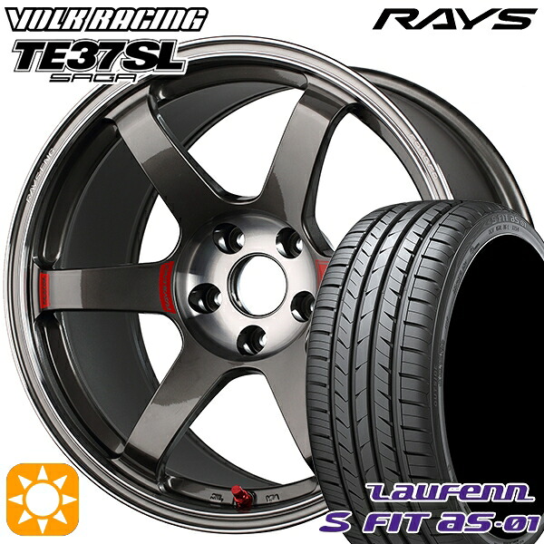 235/50R18 97W ラウフェン S FIT aS-01 LH02 RAYS ボルクレーシング TE37 サーガSL PG 18インチ 8.5J 5H114.3 サマータイヤホイールセット