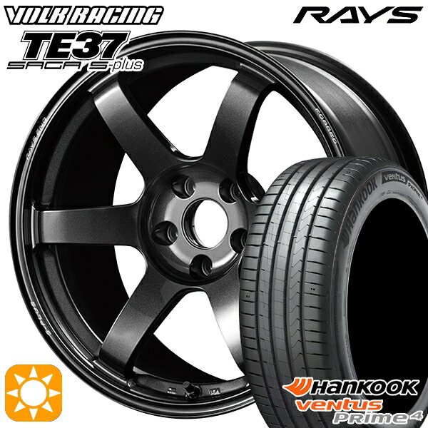 205/50R17 93W XL ハンコック ベンタスプライム4 K135 RAYS ボルクレーシング TE37 サーガ S-プラス MM 17インチ 7.5J 5H100 サマータイヤホイールセット|タイヤホイール激安王国