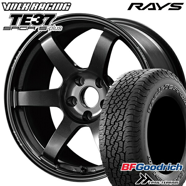 225/65R17 102T ORWL BFグッドリッチ トレールテレーン RAYS ボルクレーシング TE37 サーガ S-プラス MM 17インチ 7.5J 5H114.3 サマータイヤホイールセット
