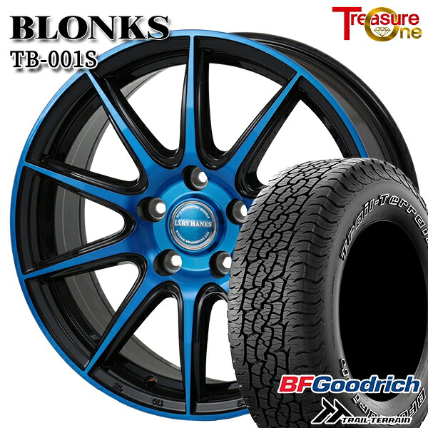RAV4 245/65R17 111T ORWL BFグッドリッチ トレールテレーン トレジャーワン ブロンクス TB001S ブルークリア 17インチ 7.0J 5H114.3 サマータイヤホイールセット