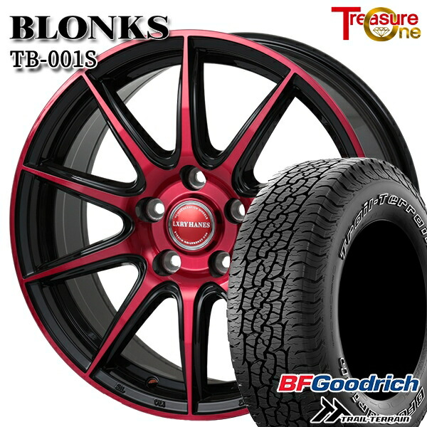RAV4 245/65R17 111T ORWL BFグッドリッチ トレールテレーン トレジャーワン ブロンクス TB001S レッドクリア 17インチ 7.0J 5H114.3 サマータイヤホイールセット