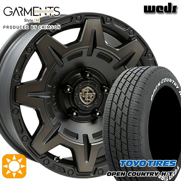 デリカD5 215/70R16 100H トーヨー オープンカントリー H/T2 WL Weds ガーメンツ スタイルM マットブラッククリア 16インチ 7.0J 5H114.3 サマータイヤホイールセット｜タイヤホイール激安王国