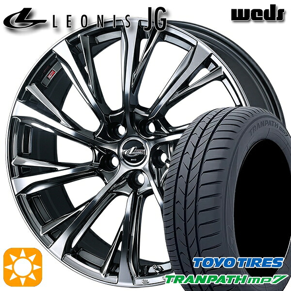 カムリ ヴェゼル 215/55R17 94V トーヨー トランパス mp7 Weds ウェッズ レオニス JG BMCMC 17インチ 7.0J 5H114.3 サマータイヤホイールセット